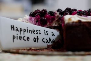 image for happiness is a piece of cake